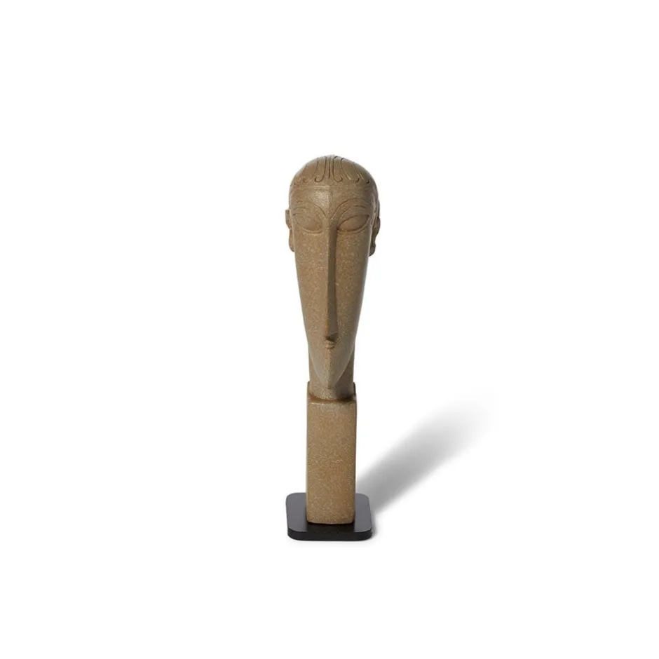 Clearance Amedeo Modigliani: Green Tête Sculpture Sculpture