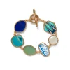 New Ancient Mixed Motifs Glass Bracelet Bracelets