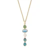 Sale Ancient Mixed Motifs Glass Pendant Drop Necklace Necklaces