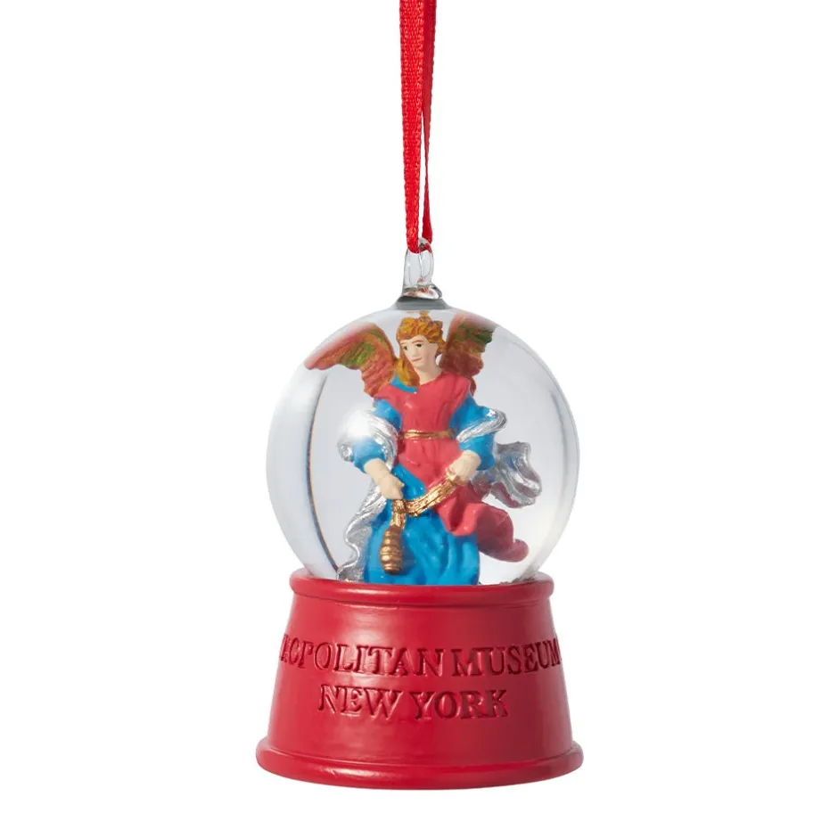 Angel Tree Snow Globe Ornament Ornaments