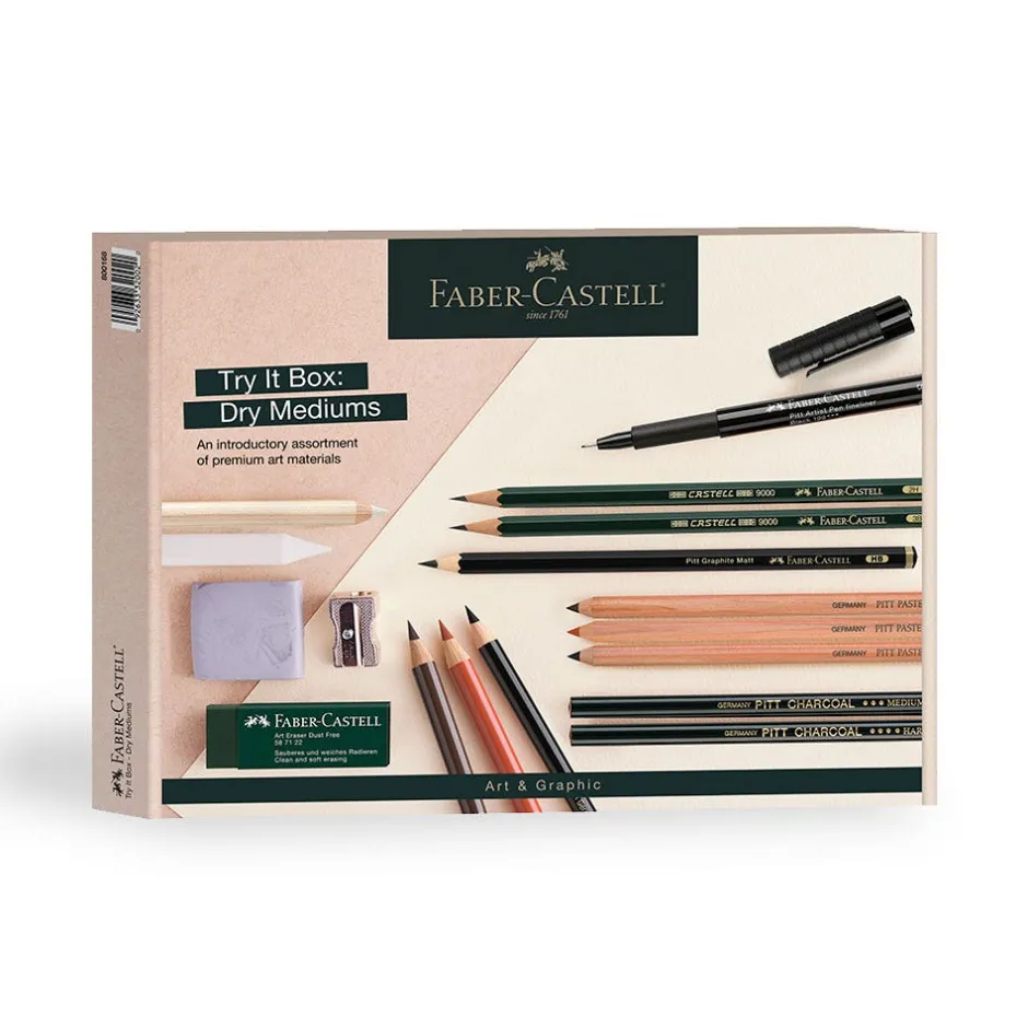 Art & Graphic Try It Box: Dry Mediums Art Supplies & Easels