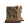 Clearance Assyrian Palace Guard Bookends Sculpture|Decorative Accents