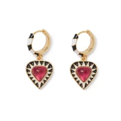 New Atef Crown Huggie Charm Earrings Earrings