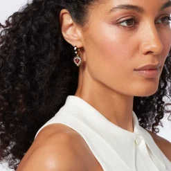 New Atef Crown Huggie Charm Earrings Earrings