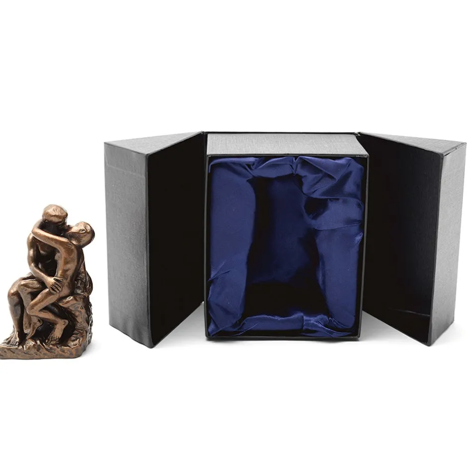Best Auguste Rodin: The Kiss Bronze-Toned Sculpture Sculpture