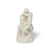 Clearance Auguste Rodin: The Kiss Medium White Sculpture Sculpture