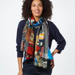 Clearance Bearden The Block Oblong Silk Scarf Scarves & Wraps