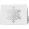Online Bentley: Snow Crystal Fine Holiday Cards with Lined Envelopes and Foil Seals Holiday Cards