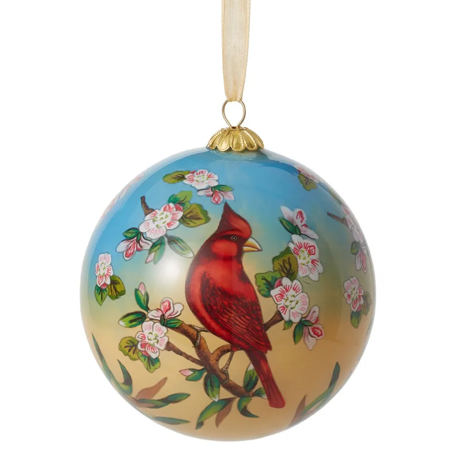 Discount Birds of America Hand-Painted Glass Ornament Set Ornaments