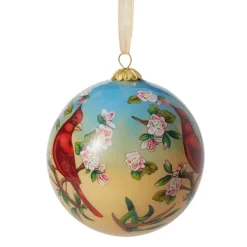 Discount Birds of America Hand-Painted Glass Ornament Set Ornaments