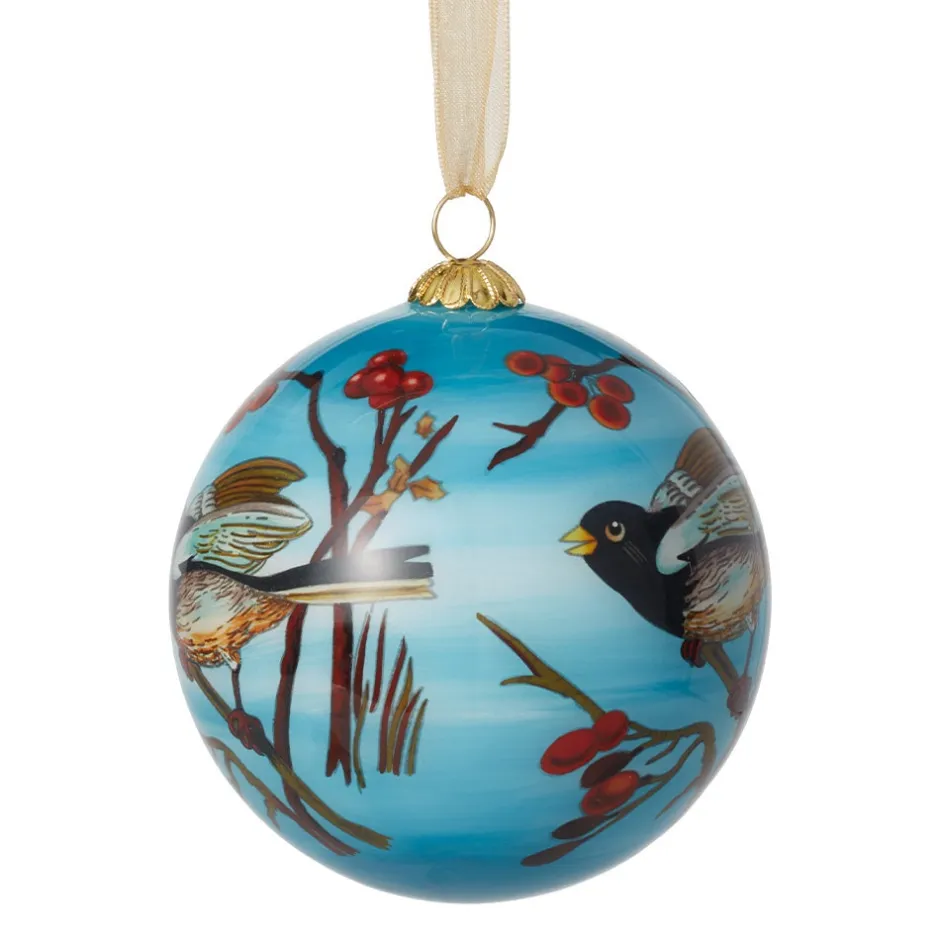 Discount Birds of America Hand-Painted Glass Ornament Set Ornaments