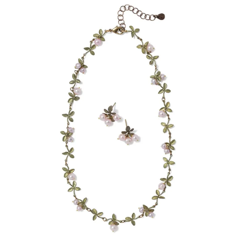 Sale Blushing Berries Necklace and Earrings Set Jewelry Sets