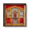 Hot Boscoreale Fresco Wood Lacquer Tray Tableware|Decorative Accents