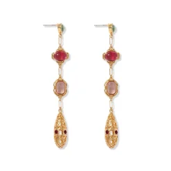 Clearance Cascading Gems Drop Earrings Earrings
