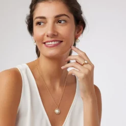 Best Celestial Symbols Carved Mother-of-Pearl Signet Ring Rings