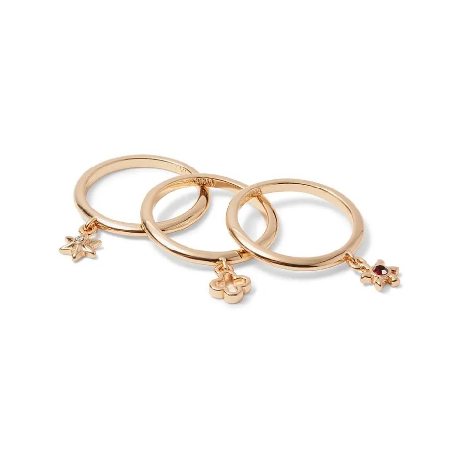 Celestial Symbols Stacking Ring Rings