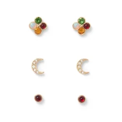 Clearance Celestial Symbols Stellar Stud Earrings Set Earrings