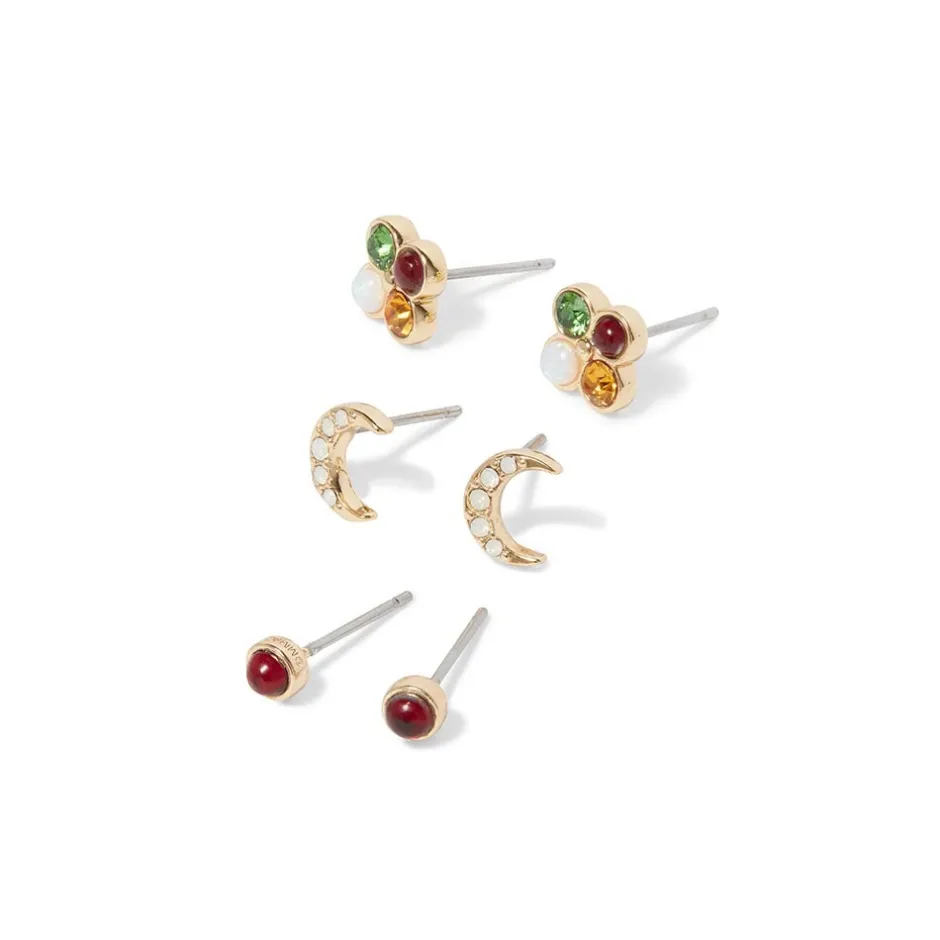 Clearance Celestial Symbols Stellar Stud Earrings Set Earrings