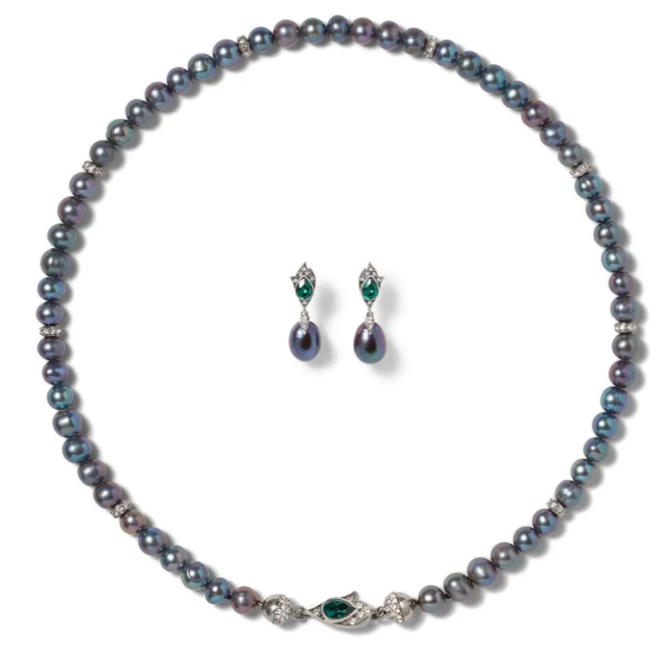 Online Chelsea Peacock Pearl Necklace and Drop Earrings Set Jewelry Sets