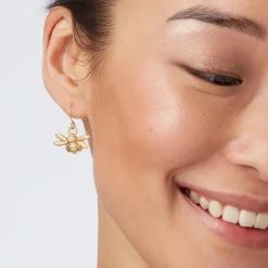 Chinese Bee Drop Earrings Earrings