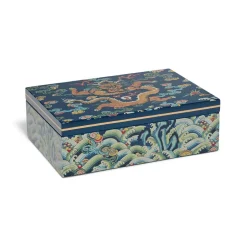 Hot Chinese Dragon Rank Badge Lacquer Box Decorative Accents