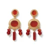 Outlet Classical Carnelian Chandelier Earrings Earrings