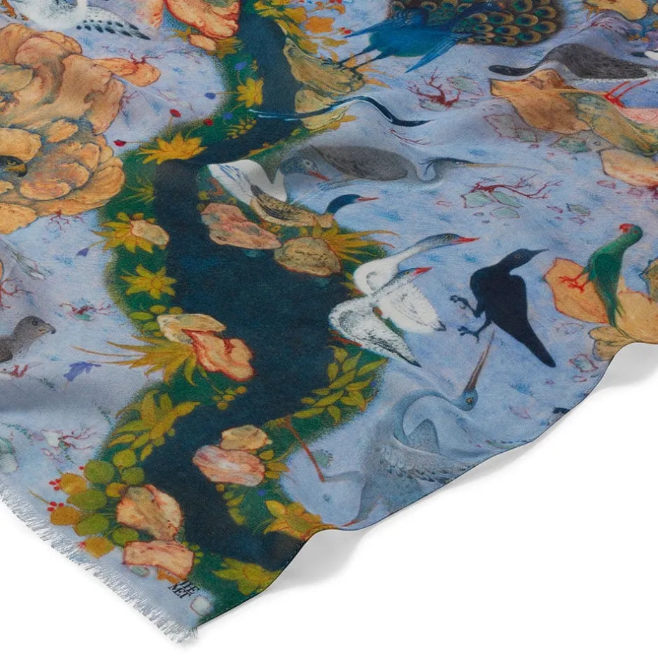 Outlet Concourse of the Birds Oblong Scarf Scarves & Wraps