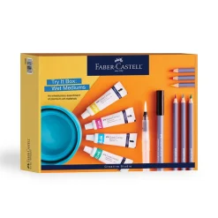 Outlet Creative Studio Try It Box: Wet Mediums Art Supplies & Easels