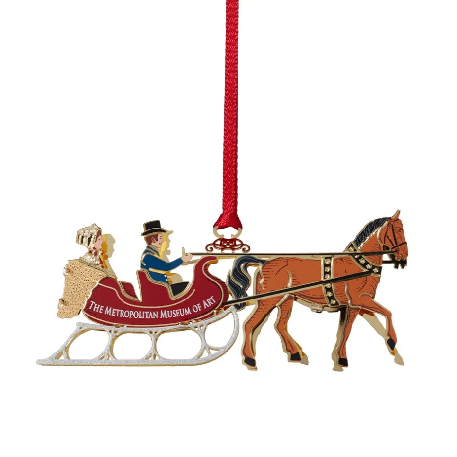 Clearance Currier & Ives Winter Sleigh Ornament Ornaments