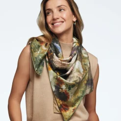 Online Degas Impressions Double-Sided Square Silk Scarf Scarves & Wraps