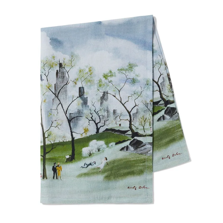 Sale Dehn Spring in Central Park Tea Towel Decorative Accents