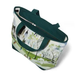 Best Dehn Spring in Central Park Zip Tote Bags