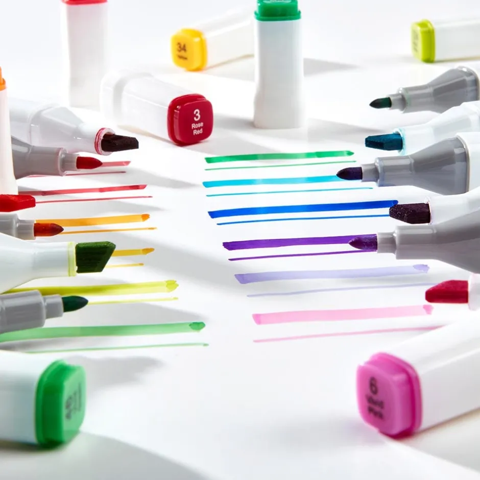 Double-Ended Art Marker Set Art Supplies & Easels