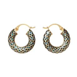 Outlet Egyptian Feather Hoop Earrings Earrings