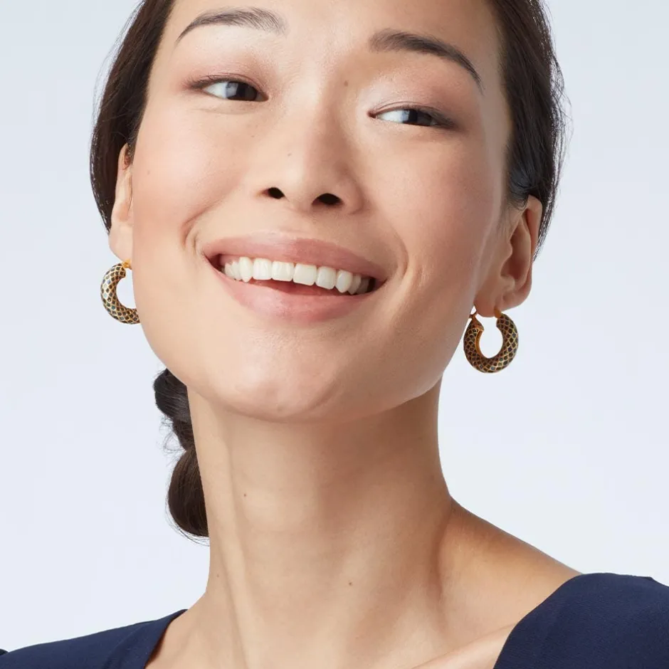 Outlet Egyptian Feather Hoop Earrings Earrings