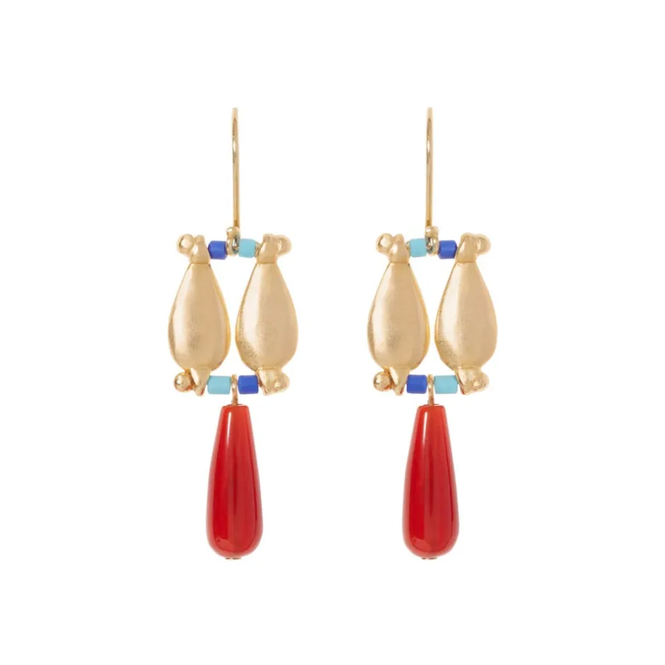 Hot Egyptian Fringe Drop Earrings Earrings