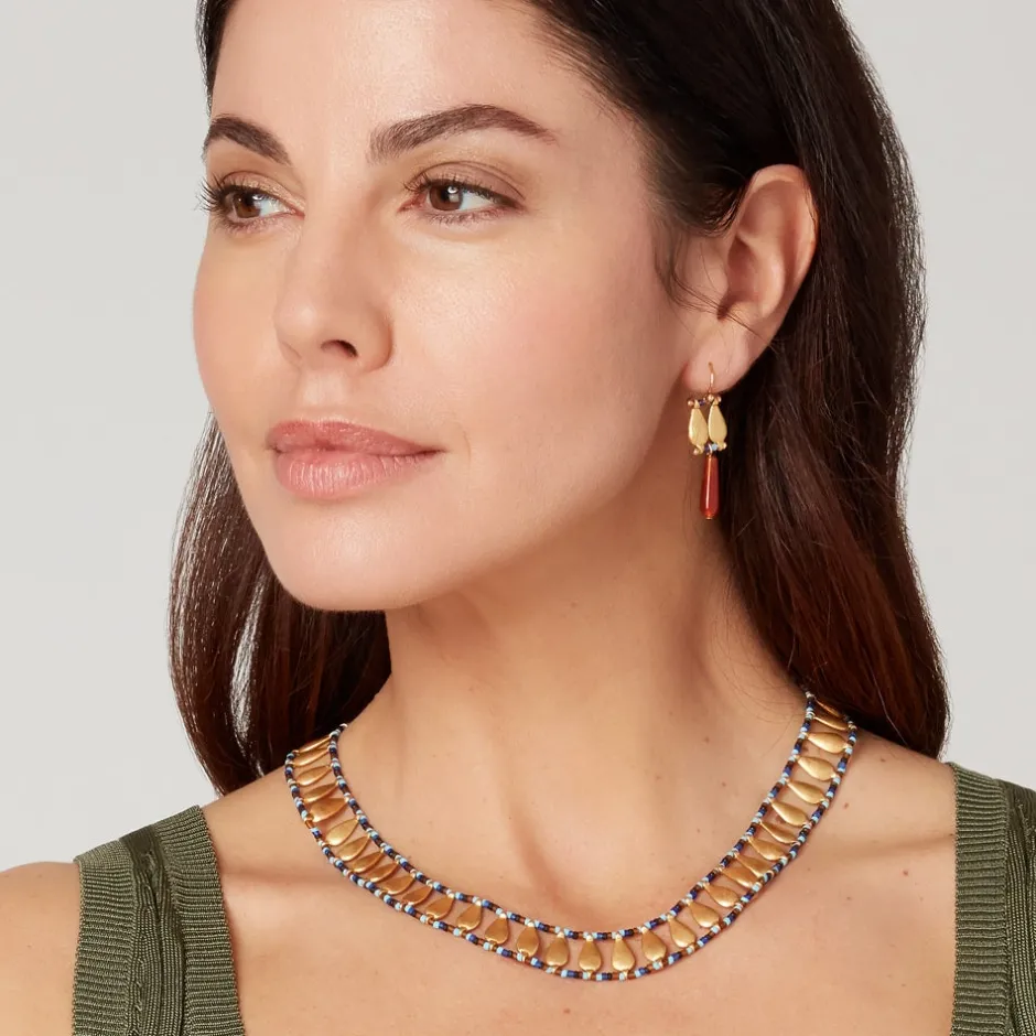 Hot Egyptian Fringe Drop Earrings Earrings