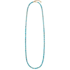 Clearance Egyptian Hathor Turquoise Long Necklace Necklaces