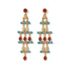 Egyptian Nefer Amulet Chandelier Earrings Earrings