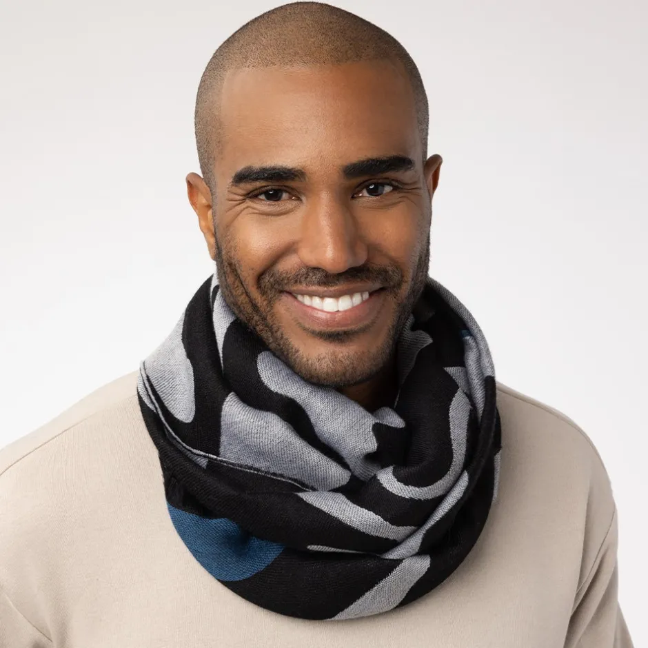 Hot Egyptian Swirled Glass Unisex Oblong Jacquard Scarf Scarves & Wraps