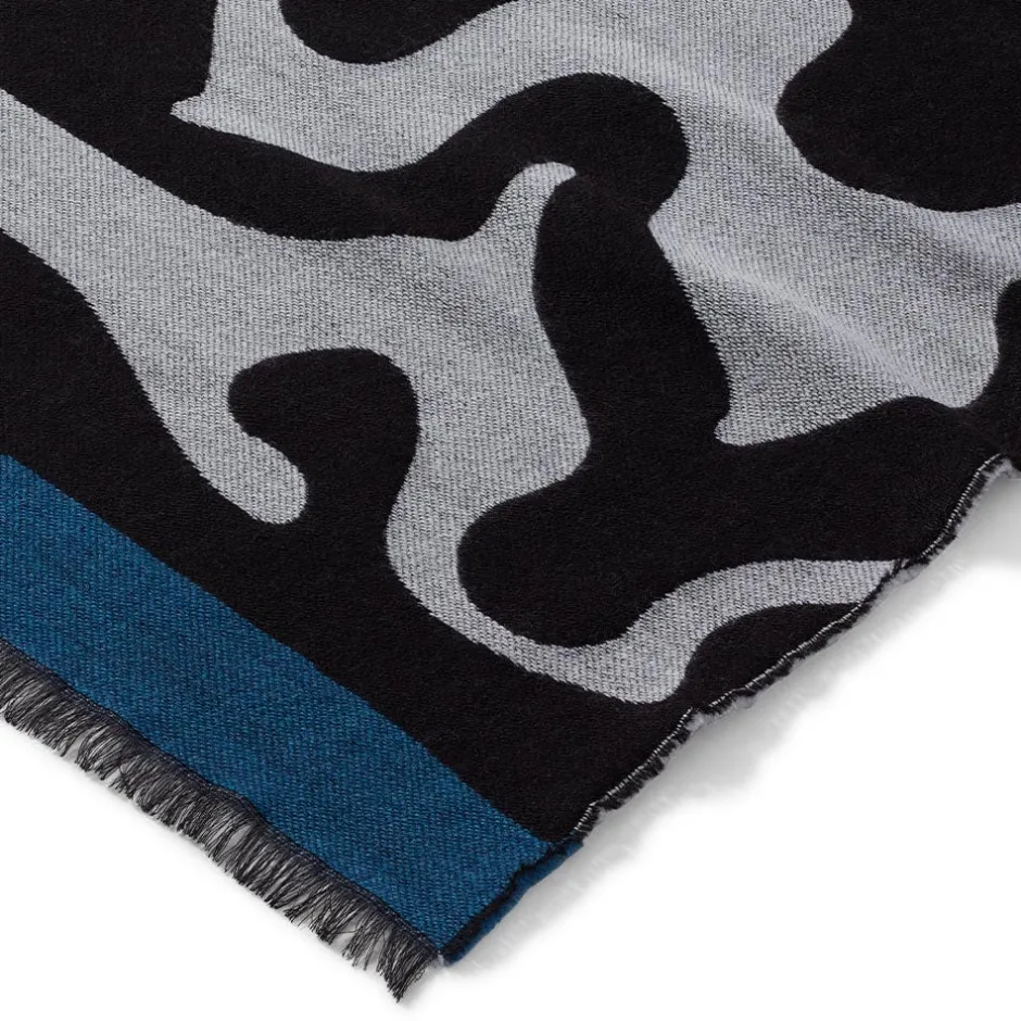Hot Egyptian Swirled Glass Unisex Oblong Jacquard Scarf Scarves & Wraps