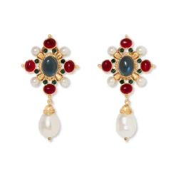 Hot Ellen Jeweled Earrings Earrings