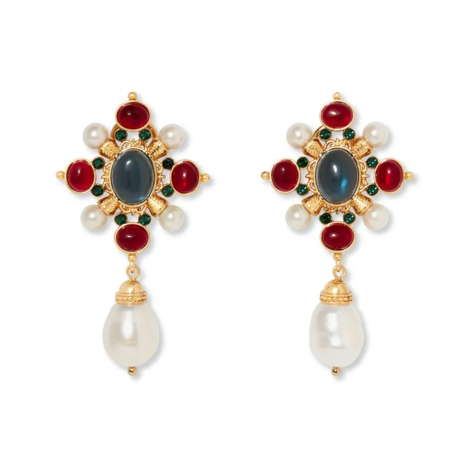 Hot Ellen Jeweled Earrings Earrings