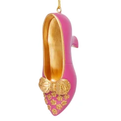 New Embellished Evening Slipper Shoe Ornament Ornaments