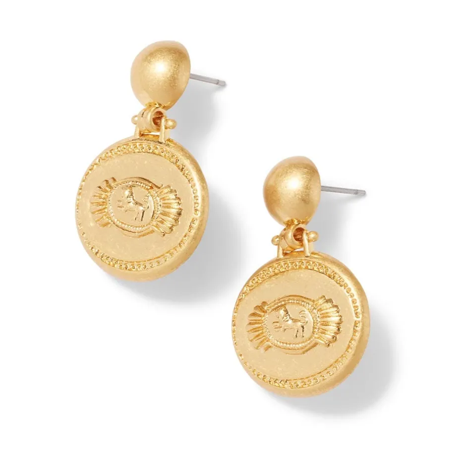 Best Etruscan Lion Drop Earrings Earrings