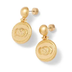 Best Etruscan Lion Drop Earrings Earrings