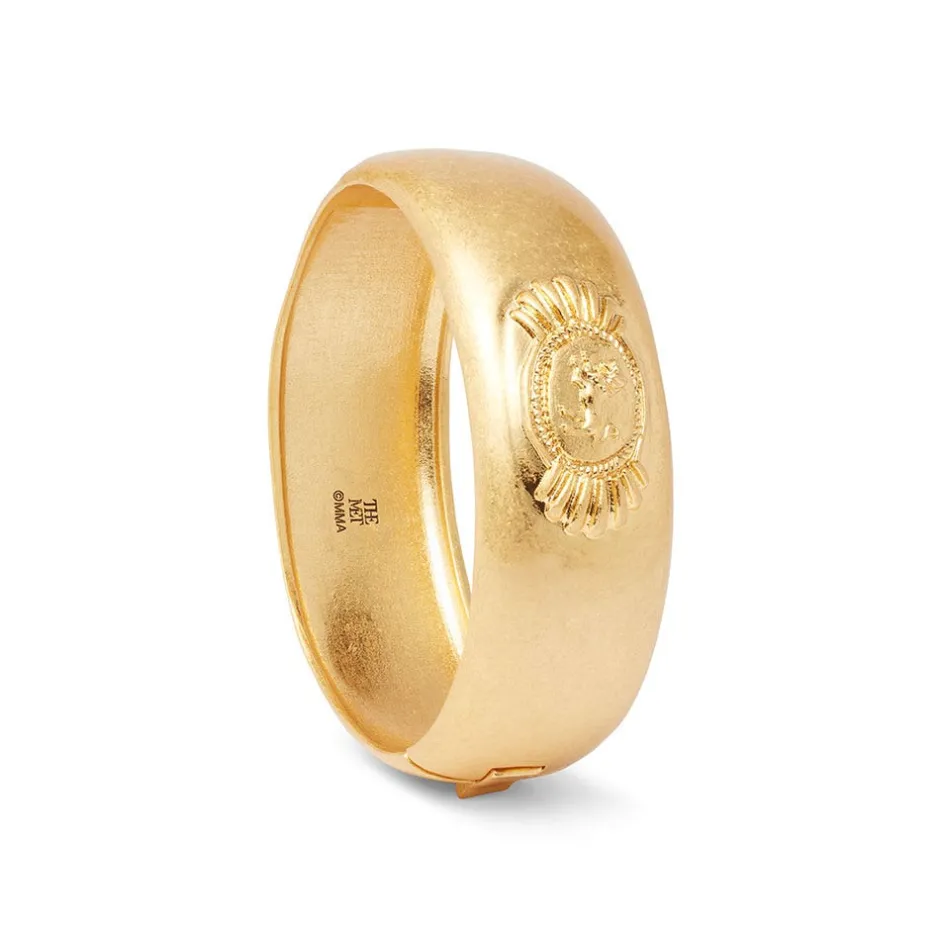 Hot Etruscan Lion Hinged Cuff Bracelet Bracelets