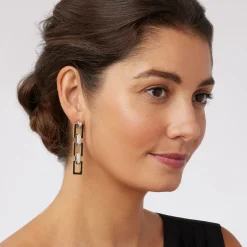 Discount European Buckle Enamel Drop Earrings Earrings