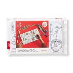 Favorite Galleries of The Met Color & Learn Washable Kids' Pencil Case Art Supplies & Easels