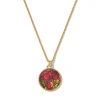 Favrile Tulip Enamel Pendant Necklace Necklaces